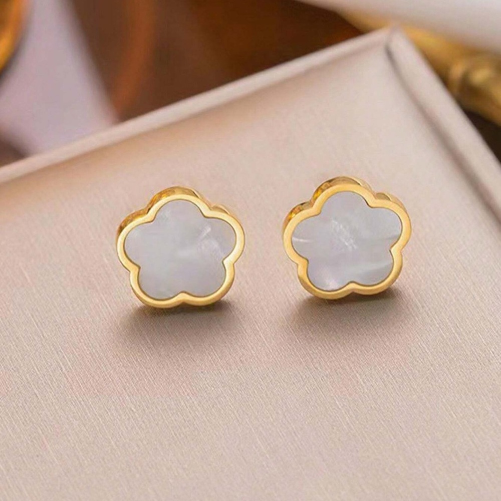 18k gold plated stainless steel earrings